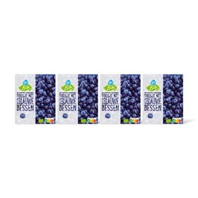 AH Biologisch Doosje met wilde blauwe bessen 4-pack