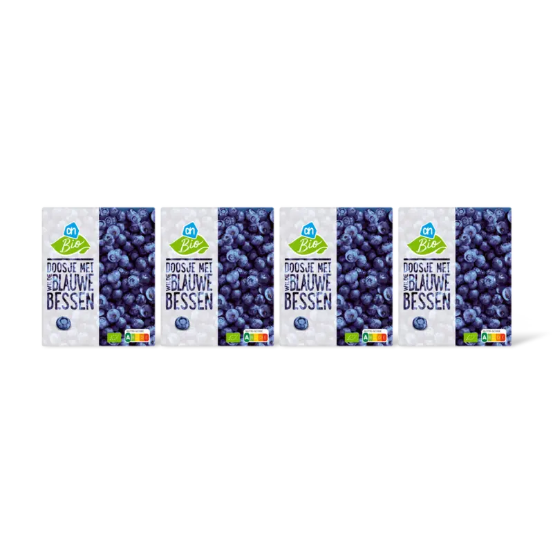Doosje met wilde blauwe bessen 4-pack
