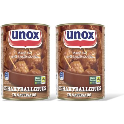 pdp-image-Unox Gehaktballetjes in satesaus 2-pack