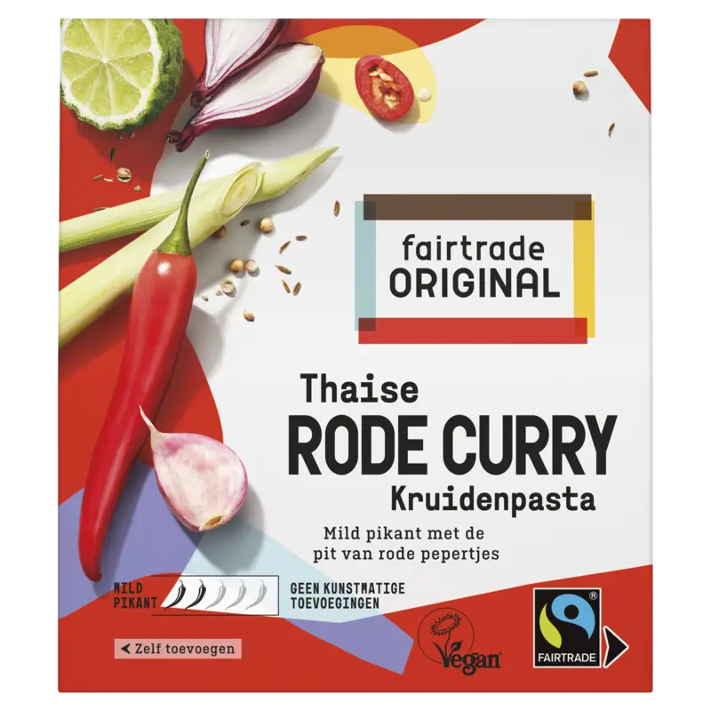 Fairtrade Original Kruidenpasta rode curry
