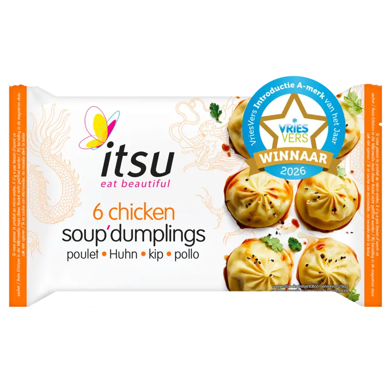 Itsu Soup Dumplings Kip 6 Stuks