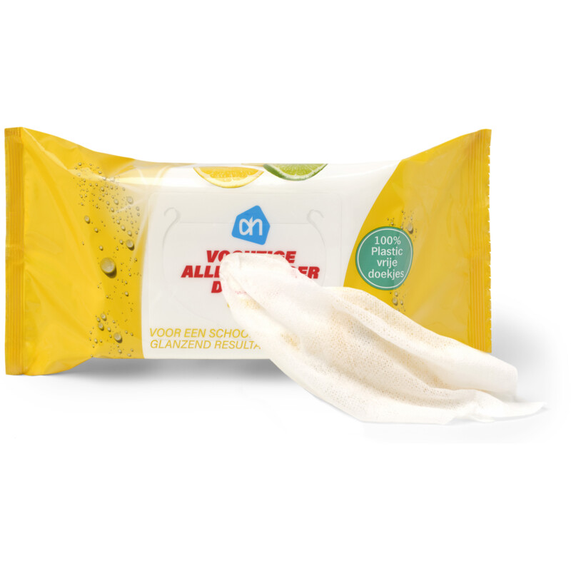 Een afbeelding van AH Vochtige allesreiniger doekjes citrus