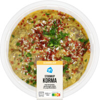 Een afbeelding van AH Stoomkip khorma curry