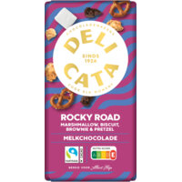 Een afbeelding van Delicata Reep rocky road melk chocolade