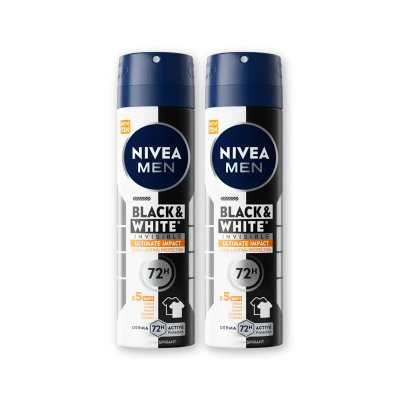 NIVEA Men black & white ultimate impct deo 2pk