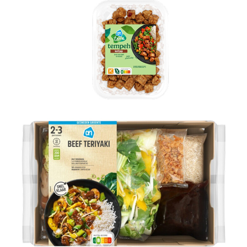 Een afbeelding van AH Vega Japanse Teriyaki Verspakket