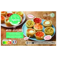 Picard 15 mini-quiches