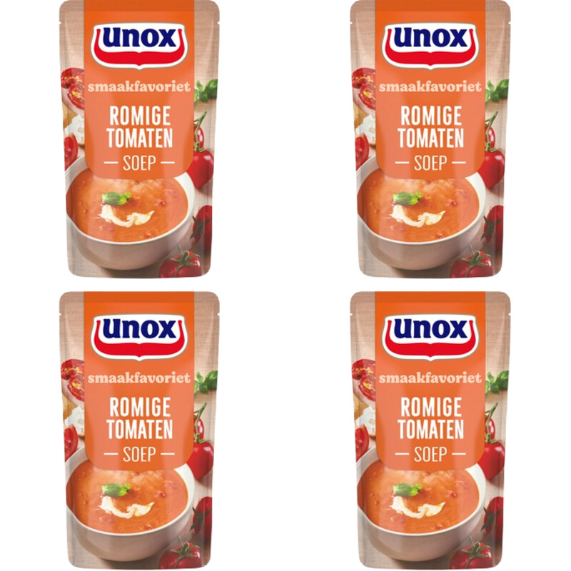 Een afbeelding van Unox Romige tomatencrèmesoep 4-pack