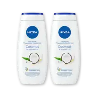 NIVEA Coconut & jojoba oil douchecreme 2-pack