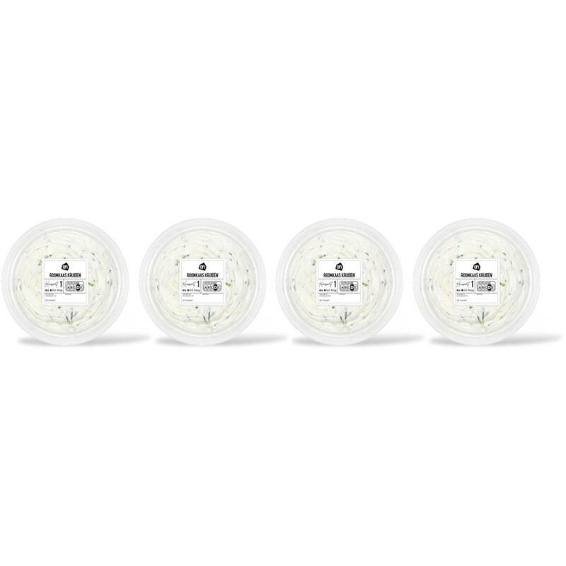 AH Verse roomkaas met kruiden 4-pack