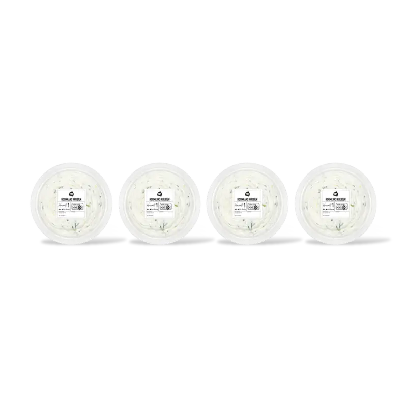 Verse roomkaas met kruiden 4-pack
