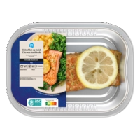 AH Ovenschotel zalm huid citroen knoflook