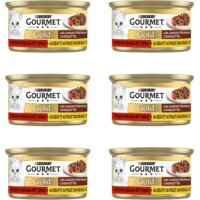 Een afbeelding van Gourmet Gold cassolettes met rund & kip 6-pack