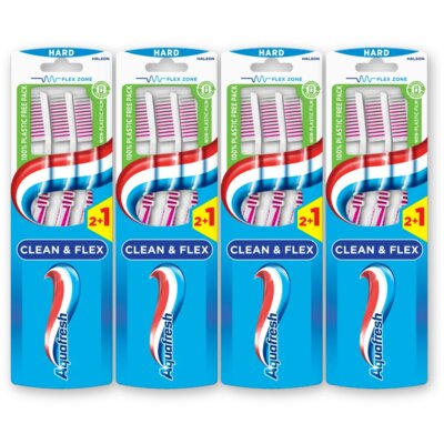 pdp-image-Aquafresh Clean & flex hard tandenborstel 4-pack