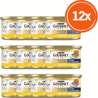 pdp-image-Gourmet Gold mousse met kip 12-pack