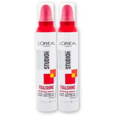 pdp-image-Studio Line Fix & shine mousse very strong 2-pack