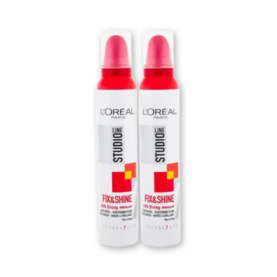 pdp-image-Studio Line Fix & shine mousse very strong 2-pack