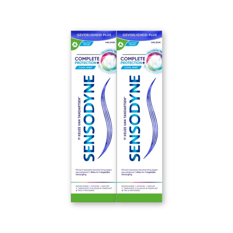 Sensodyne Complete protect cool mint tandpasta 2pk