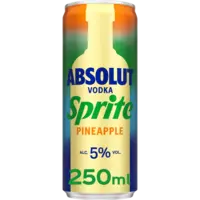 Absolut Vodka Sprite pineapple