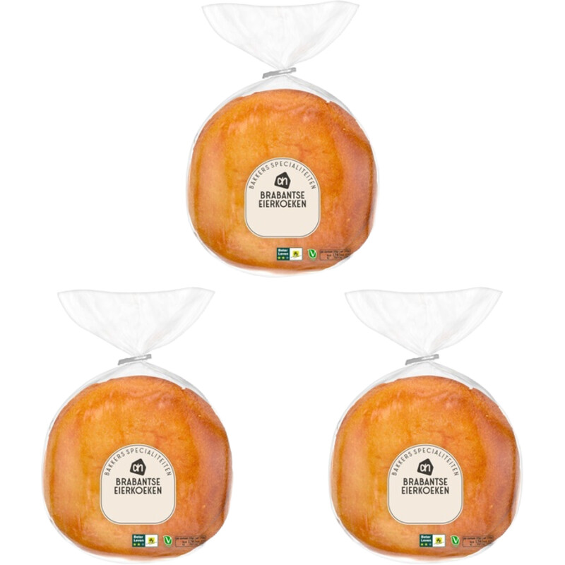 Een afbeelding van AH Brabantse eierkoeken 3-pack