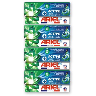pdp-image-Ariel 4in1 pods+ active wasmiddelcap 4-pack