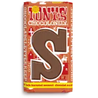 Tony's Chocolonely Melkchocolade reep karamel zeezout S