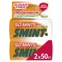 Smint Defensive orangemint clean breath 2-pack