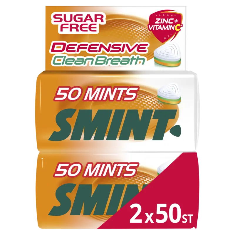 Defensive orangemint clean breath 2-pack