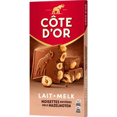 pdp-image-Côte d'Or Chocoladereep melk hele hazelnoten
