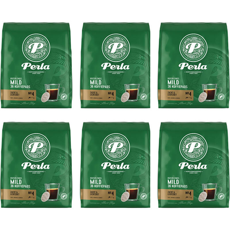 Een afbeelding van Perla Huisblends Mild koffiepads 6-pack