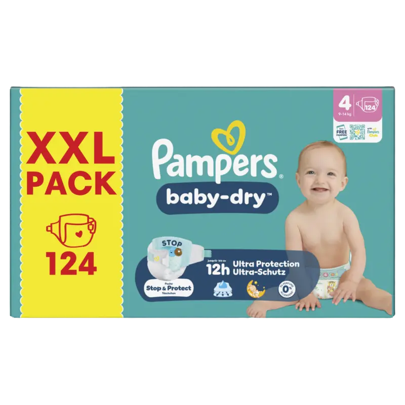 Baby-dry luiers maat 4 XXL pack