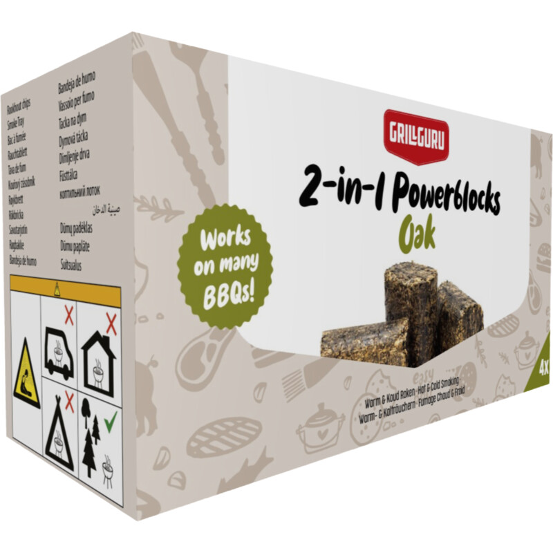 Een afbeelding van Grill Guru Powerblocks chunk