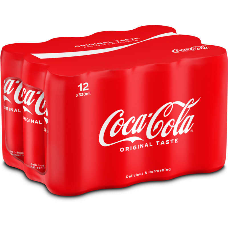 Een afbeelding van Coca-Cola Original taste regular 12-pack