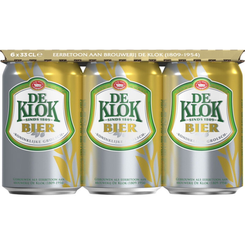 De Klok Bier 6-pack