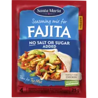 Santa Maria Kruidenmix fajita no salt or sugar