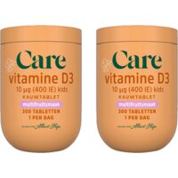 Een afbeelding van Care Vitamine D3 10µg kids 2-pack