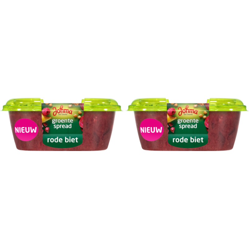 Een afbeelding van Johma Groentespread rode biet 2-pack