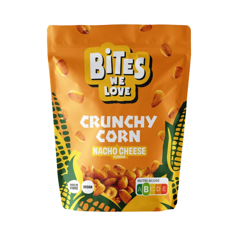Crunchy corn nacho cheese