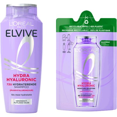 pdp-image-L'Oréal Paris Elvive Hydratatie Shampoo Refill pakket