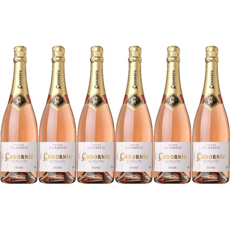 Een afbeelding van Codorníu Clasico brut rosé 6 flessen