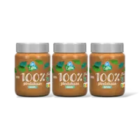 AH Terra Plantaardig 100% pindakaas naturl 3-pack