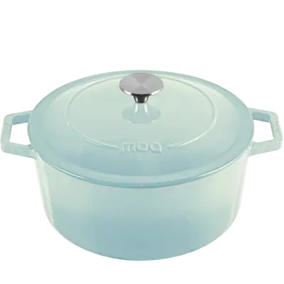 pdp-image-MOA Cast iron casserole 26cm - 5.7l - aqua
