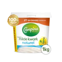Campina Magere milde kwark naturel voordeelpak