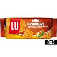 Een afbeelding van LU Mini crackers tomaat & basilicum