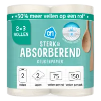 AH Keukenpapier sterk & abs 2=3 rollen