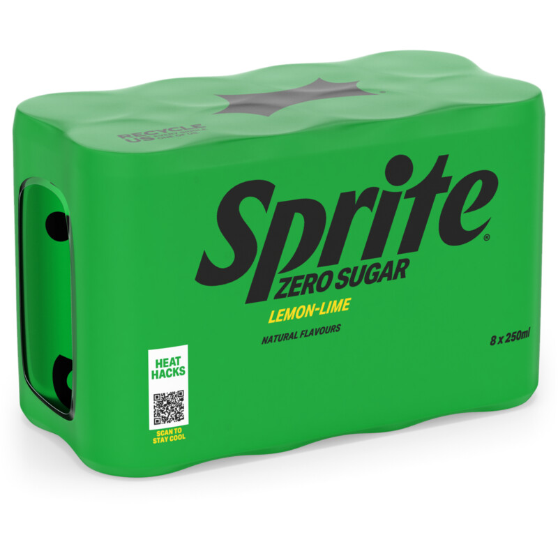 Een afbeelding van Sprite Lemon lime zero sugar 8-pack bel