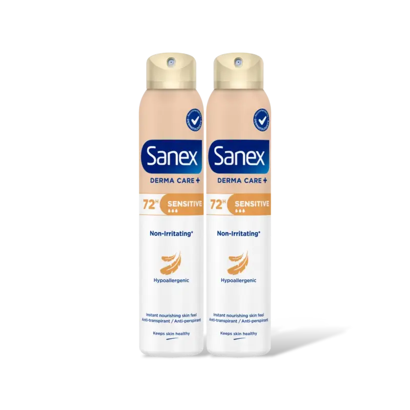 Sanex Derma care sensitive deodorant spray 2pk