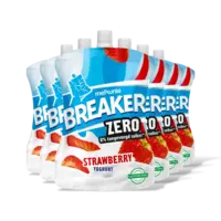 Melkunie Breaker zero aardbei yoghurt 6-pack