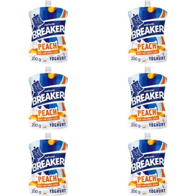 pdp-image-Melkunie Breaker perzik yoghurt zonnebloem 6-pack
