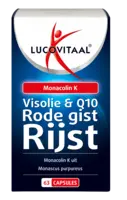 Lucovitaal Visolie & Q10 rode gist rijst capsules